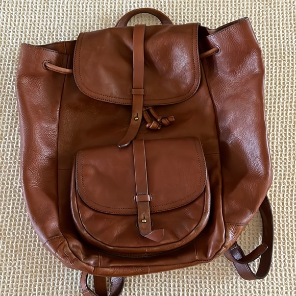 Madewell Bags Madewell Leather Backpack Poshmark